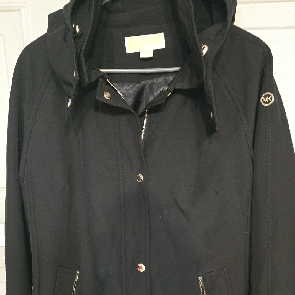 Michael Kors Black Jacket with Gold Accents